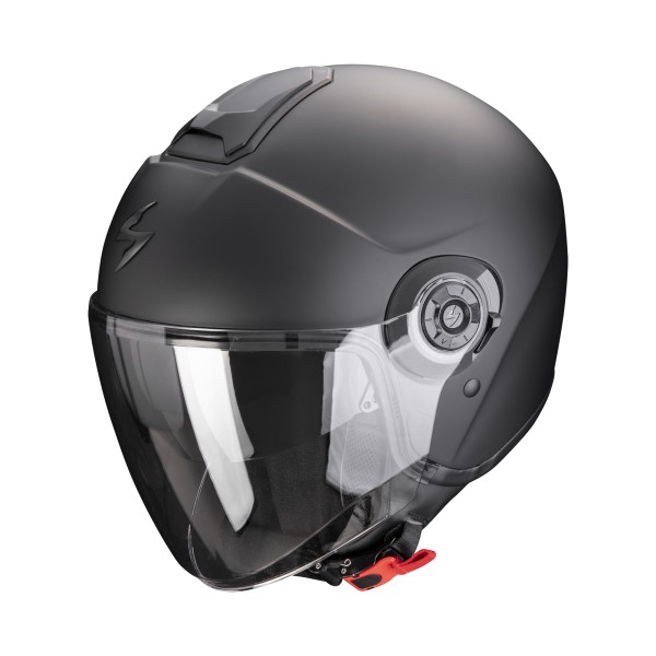 Scorpion Exo City II Solid Black Matt Jet Helmet long visor sun visor