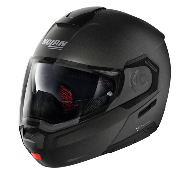 Nolan N90-3 Special N-COM Black Graphite Helmet (Size 9)