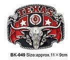 PiWear Belt Buckle Texas 3D Look 11.5x9.5cm F501