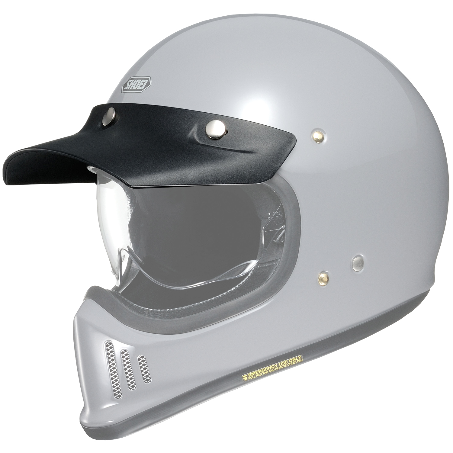 Shoei EX-Zero Helm-Schirm schwarz A1-Moto