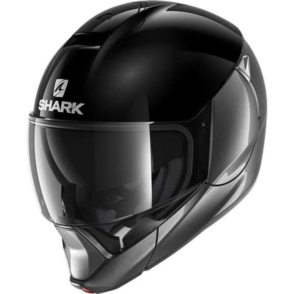 Shark Evojet Dual Blank anthracite-black-anthracite motorcycle helmet sun visor flip-up helmet full-face helmet