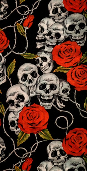 PiWear Schlauchschal Skulls & Roses