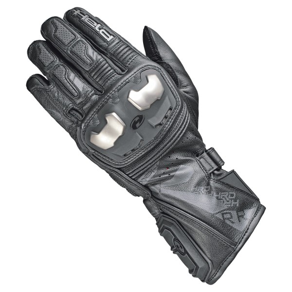 Held Akira RR schwarz Sport-Motorradhandschuh Leder Titan-Protektor Touch-geeignet