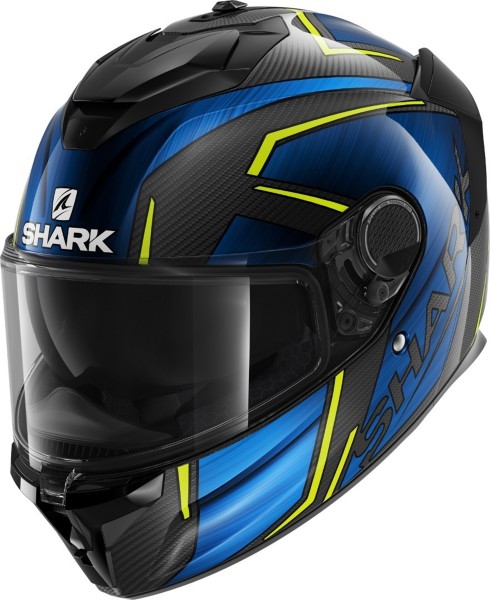 Shark Spartan GT Carbon Kromium schwarz-blau