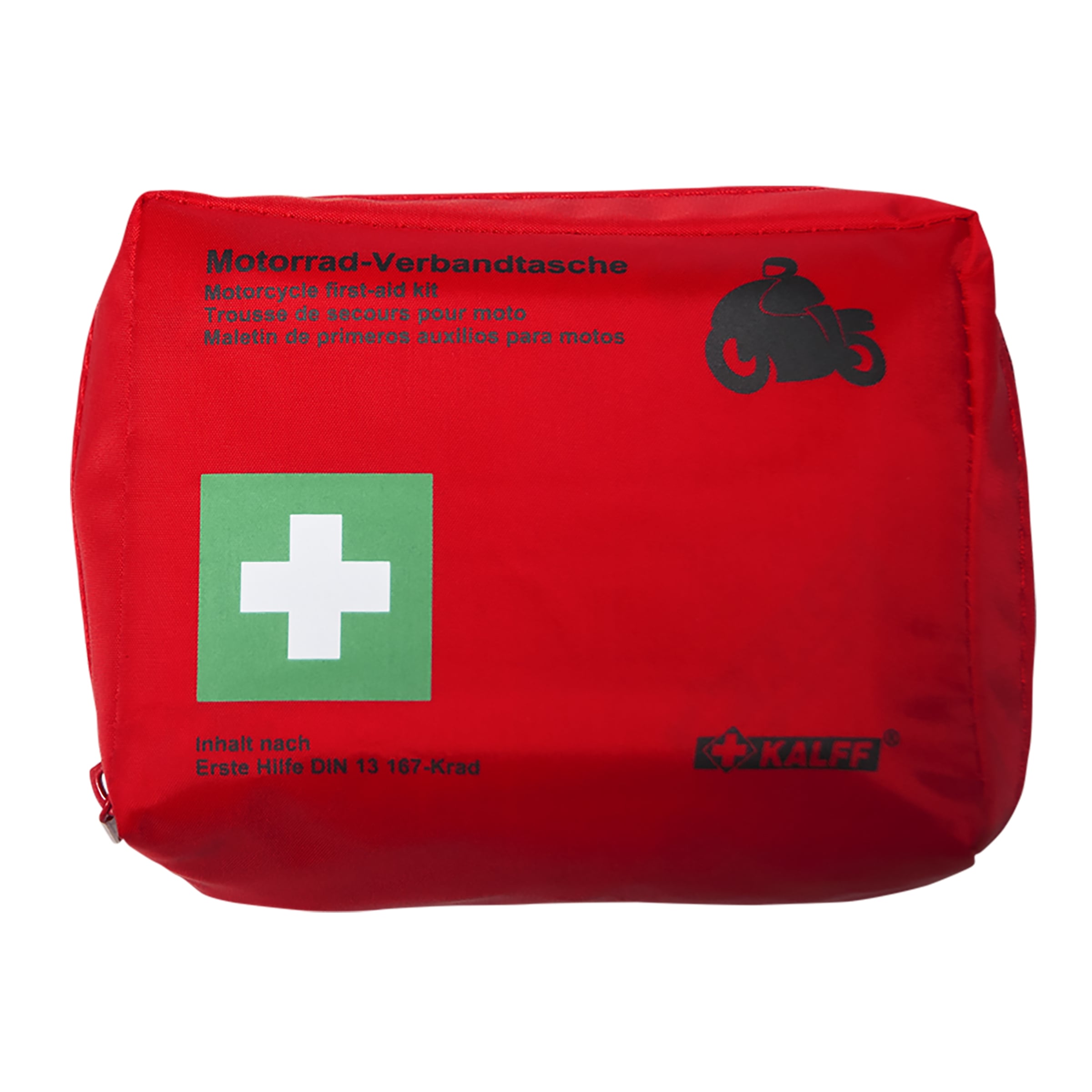Kalff Motorradverbandtasche Rot (DIN 13167) First Aid Kit Motorrad