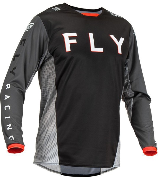 Fly MX Jersey Kinetic Core Black-Gray
