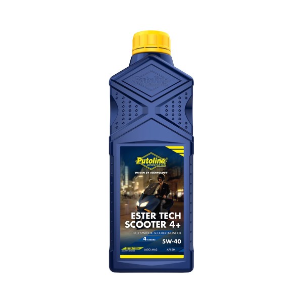 Putoline Ester Tech Scooter 4T+ 5W-40, 4-Stroke Engine Oil, Fully Synthetic, 1L