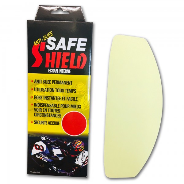 Universal Anti-Fog Self-Adhesive Shield for All Helmets, Anti-Fog and Anti-Fog Free.