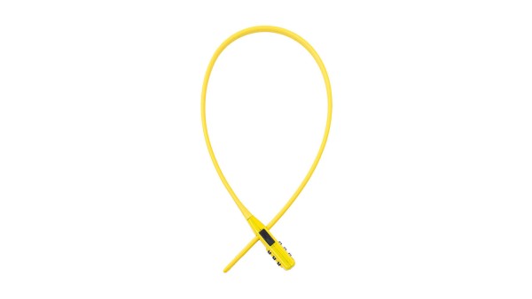 Oxford Combi Zip Lock Kabelschloss gelb