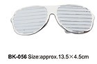 PiWear Gürtelschnalle Fashionbrille 3D Optik 13,5x4,5cm BT056