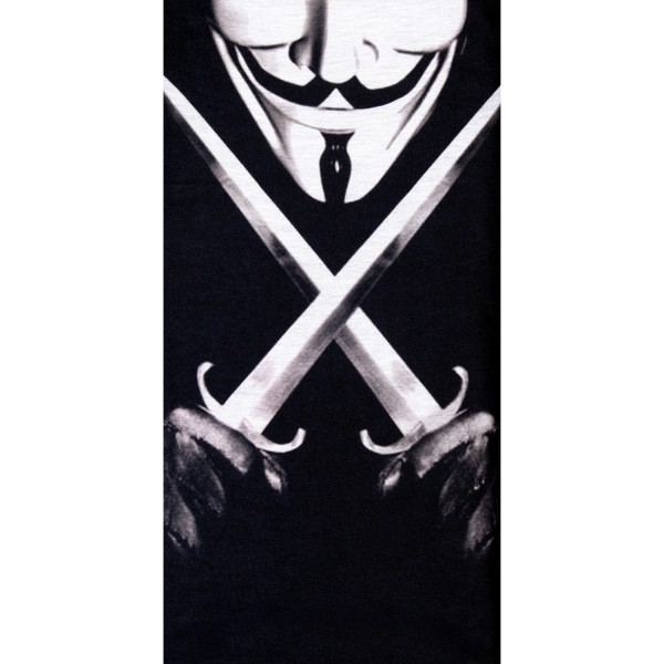 PiWear Schlauchschal Anonym Swords beidseitig bedruckt