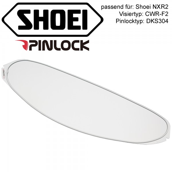 Shoei Pinlock Evo Clear DKS304 for Visor CWR-F2/NXR2