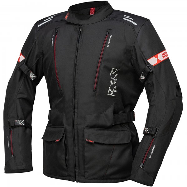 IXS Men's Lorin-ST Jacket Black/Red