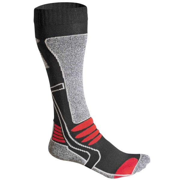 F-Lite Socken Damen High schwarz-grau-rot