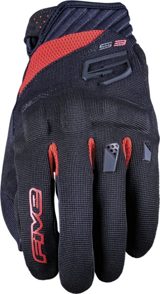 Five Handschuhe RS3 EVO schwarz-rot, Five, Motorradhandschuhe, RS3, Evo, schwarz, rot, Rennsport, Mo