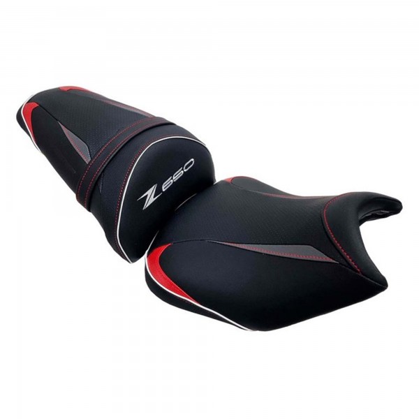 Bagster Seat Bench Kawasaki Z650 Ready Luxe Special Black/Red/Grey/White