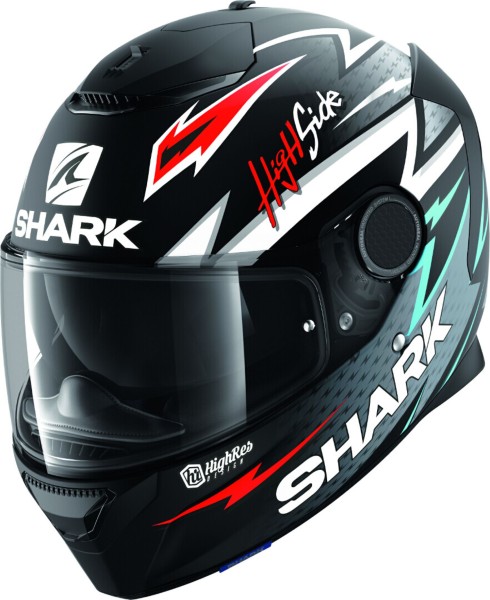 Shark Spartan 1.2 Adrian Parassol schwarz-silber-rot matt Motorardhelm Visier Sonnenblende Pinlock I
