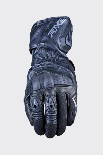 Five RFX4 Evo Schwarz Leder Sporthandschuh mit Protektoren