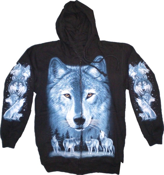 Sweatjacket - Wolf blue