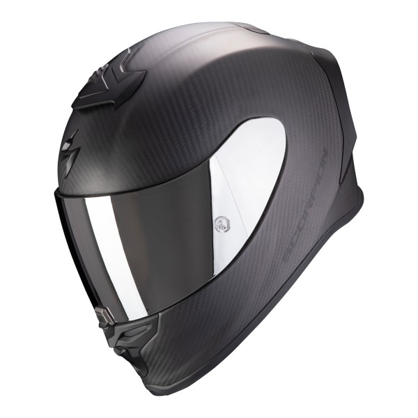 Scorpion Motorradhelm Exo R1 Evo Carbon Air Solid schwarz matt leicht ferderleicht