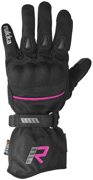 Rukka women's glove Virve 2.0 black-pink