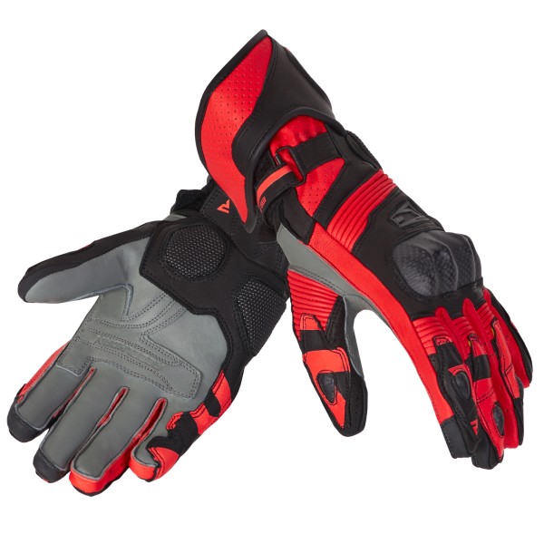 Rebelhorn Fighter Handschuhe schwarz-neon rot
