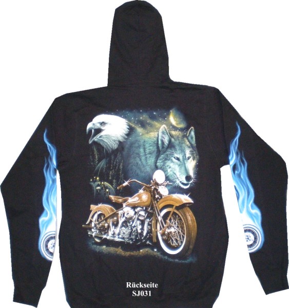 Sweatjacket - Wolf Eagle Bike