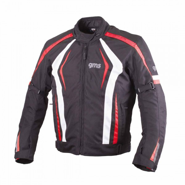 Germas Men's Sport Blouson Pace Jacket Black-Red-White