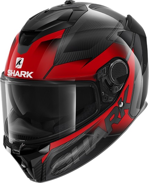 Shark Spartan GT Carbon Shestter black-red I A1-Moto.de