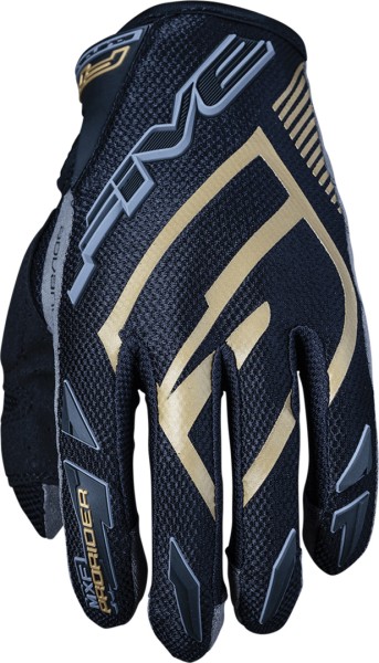 Glove MXF Prorider S black-gold touch leather sports glove racing gloves