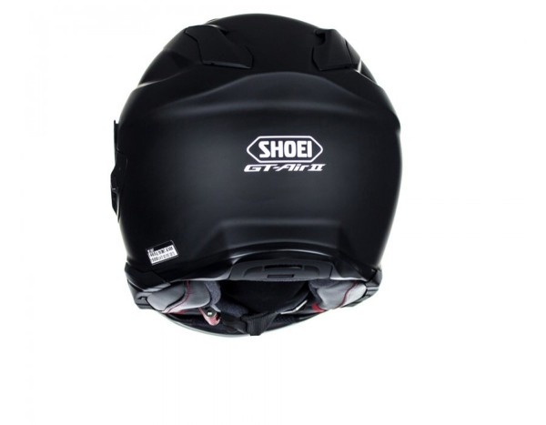 Shoei GT-Air 2 Schwarz Matt Motorradhelm mit Sonnenblende, Pinlock, Kommunikationsvorbereitung