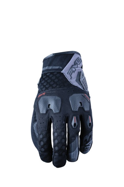 Five glove TFX3 AIRFLOW black-grey, motorcycle gloves, racing gloves, racing, racing, protectors, touch, leather, sports glove