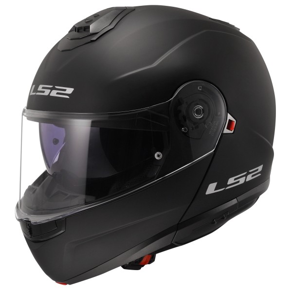 LS2 FF908 Strobe II matt black motorcycle helmet sun visor Pinlock visor touring helmet commuter helmet scooter helmet modular helmet touring rider