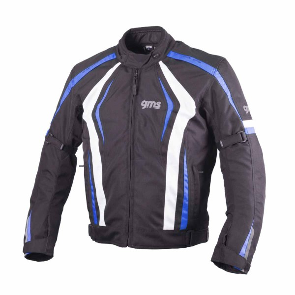 Germas Men's Sport Blouson Pace Jacket Black-Blue-White
