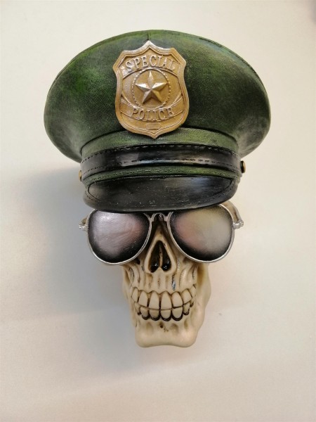 PiWear Skull Head Police